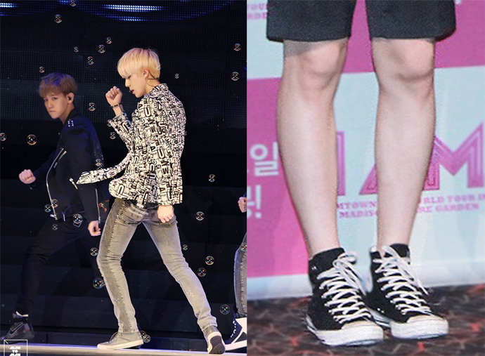 Sehun pemilik kaki jenjang di EXO